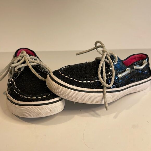 Little Girls Sperry Top-Sider Bahama Boat Shoes - Picture 1 of 8